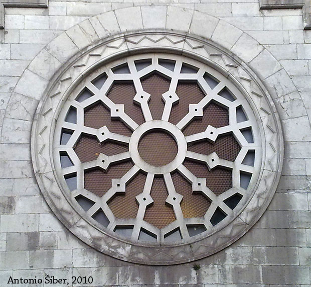 rozeta Crkve navještenja BD Marije