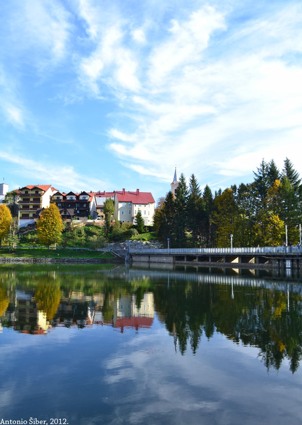 Fužine, most