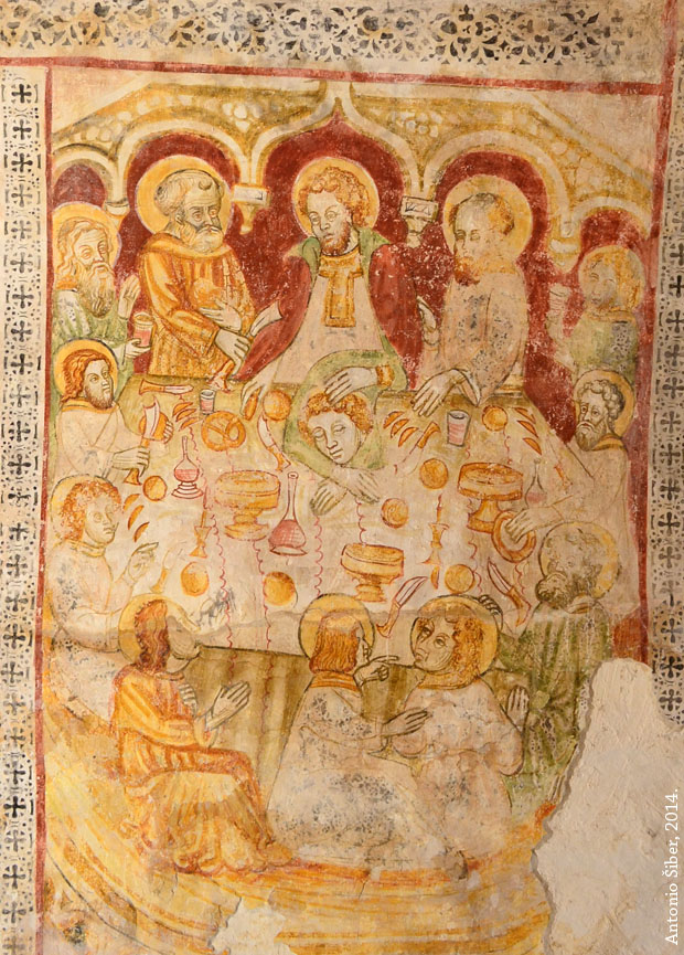 Bale, sv. Duh, freska
