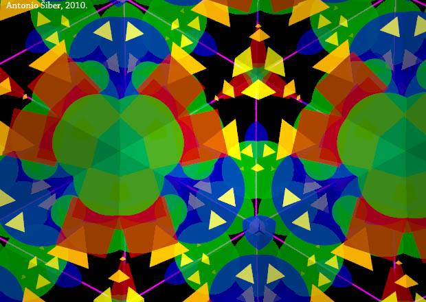 kaleidoskop, triangle, trokut
