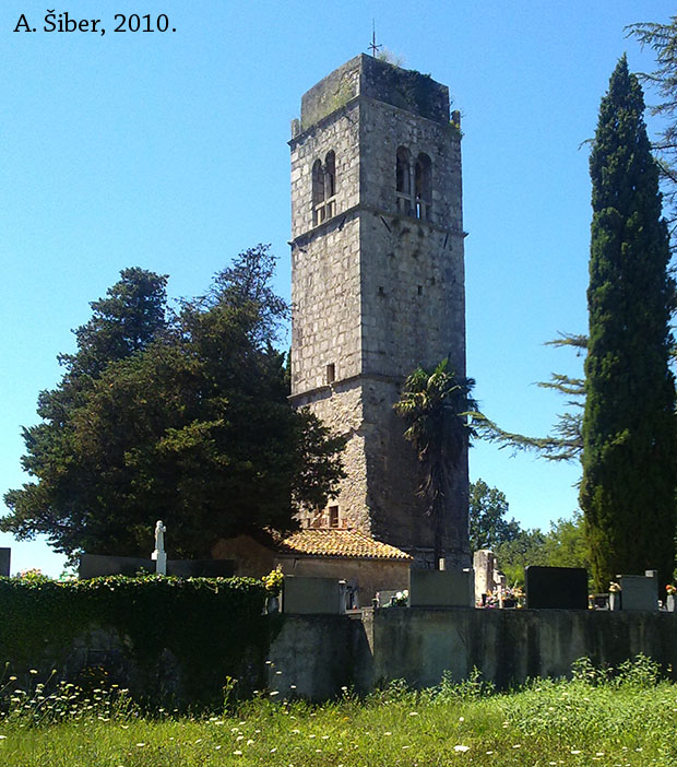 groblje Sv. Apolinara, zvonik