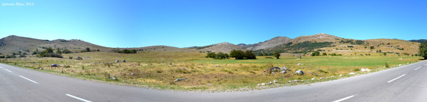 panorama, u planini blizu Svibe