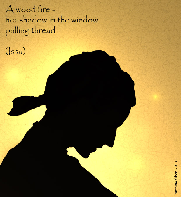 shadow, woman, fire