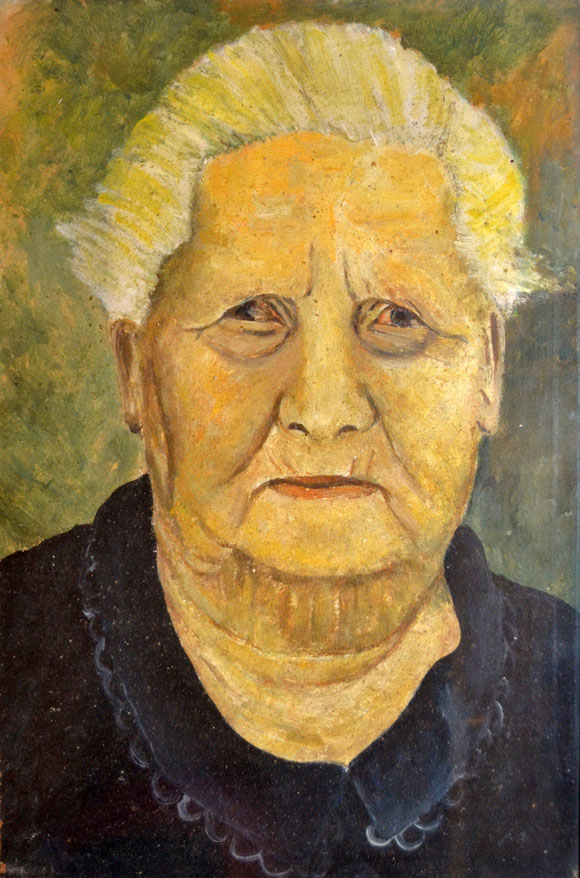 portret, baba Šiberka