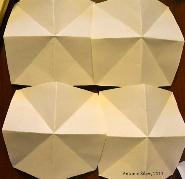 origami, krov